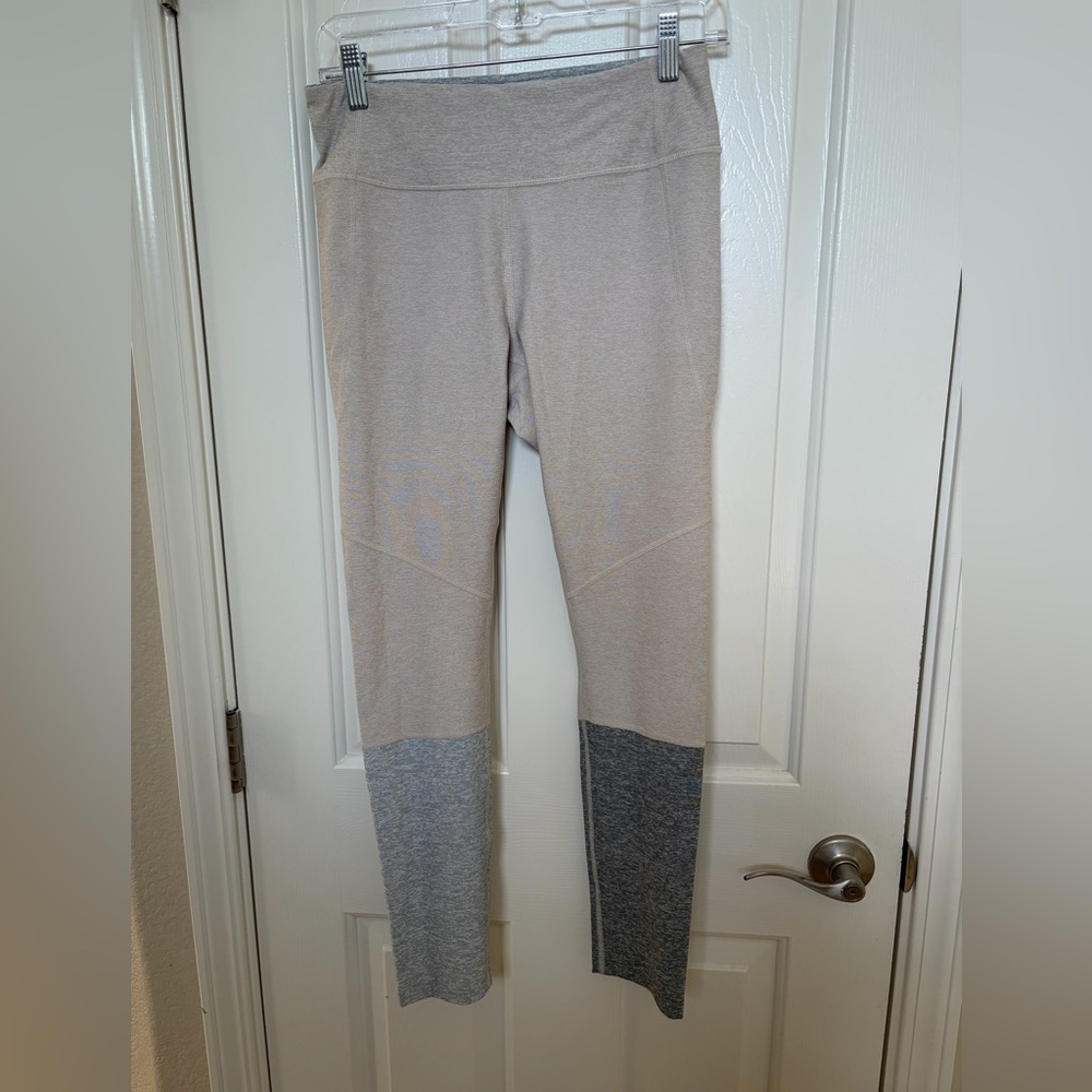 Outdoor voices color block warm up leggings